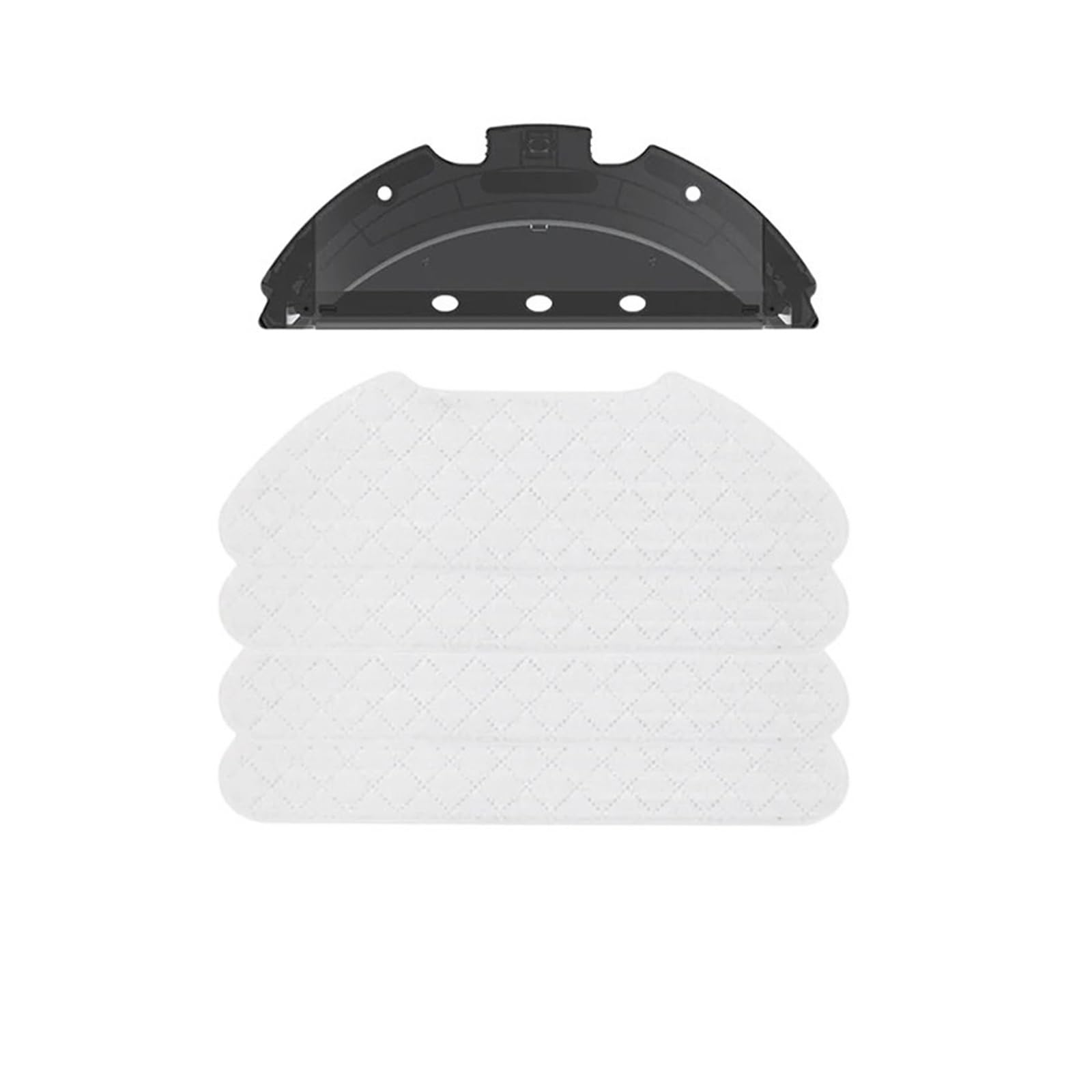 XIEYOUQIAN Robot Vacuum Cleaner Disposable Mop 15 Pcs And Support 1，Compatible For Lefant， M1 U180 OKP K4 Mopping Function Accessory(K4)