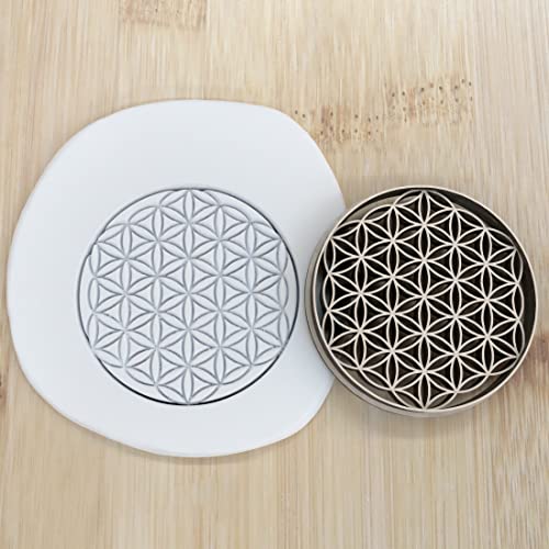Blume des Lebens Cookie Cutter Fondant Keksstempel/Ausstechform...