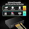 MokerLink 5 Port Gigabit POE Switch, with 4 POE+ Ports 1000Mbps, 78W IEEE802.3af/at, Unmanaged Plug and Play, Sturdy Metal Fanless #3