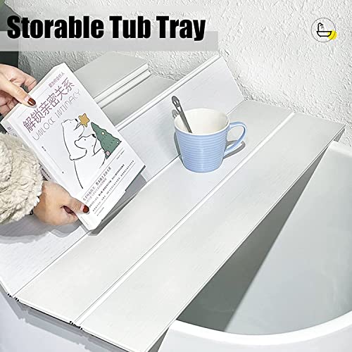 Couvercle de bain panneau anti-poussière plateau de baignoire 106cm