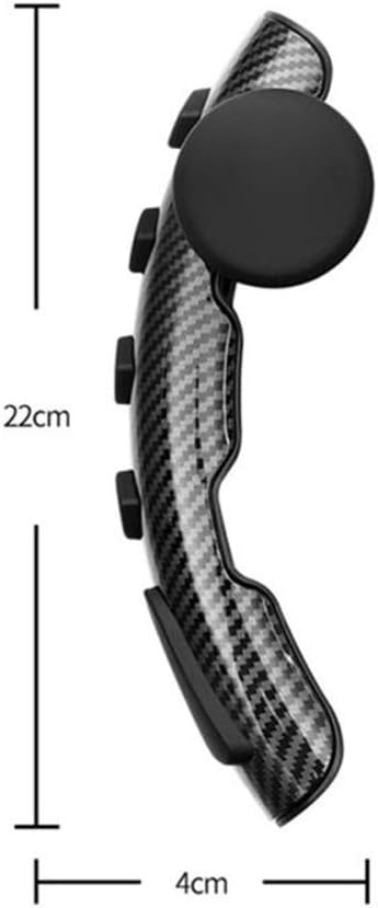 Steering Wheel Cover with Spinner,Universal Steering Wheel Cover Anti-Slip Steering Wheel Spinner Knob 360 Degree Rotatable Car Power Handle Spinner for Car Vehicle,Black