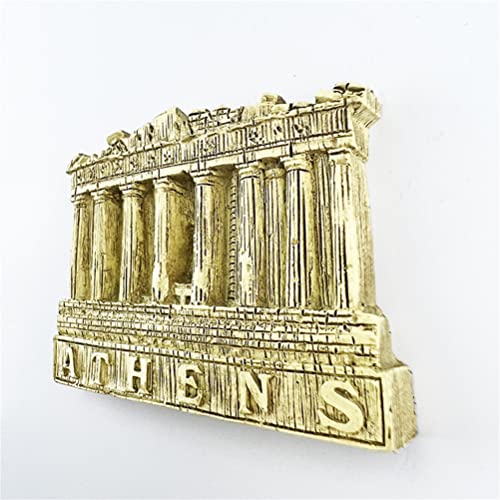 Imán decorativo souvenir Atenas Grecia para refrigerador miniatura 4