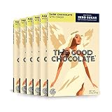 The Good Chocolate - Ginger Chocolate Bars, Zero Sugar, Lower Net Carb Snack, Lower Calorie, Vegan C