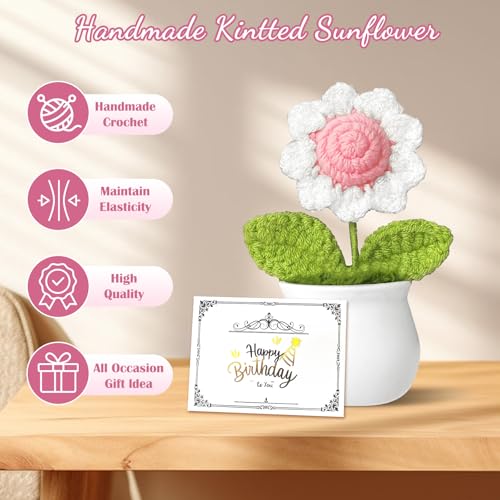 Birthday Gifts for Women Teen Girls, Unique Happy Birthday Gift Baskets for Her Mom, Thank You Self Care Get Well Box Set, Cute Teenage Cup Present for Mother Friend Sister Teacher Coworker(Pink) - Image 4