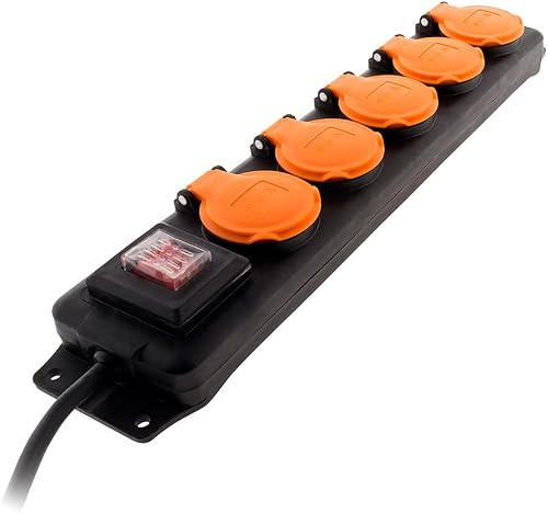 Zenitech - Bloc étanche IP44 5 Prises 16A 2P+T avec clape…