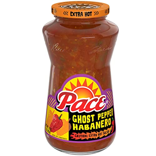 Pace Ghost Pepper Habanero Extra Hot Salsa, 16 oz Jar