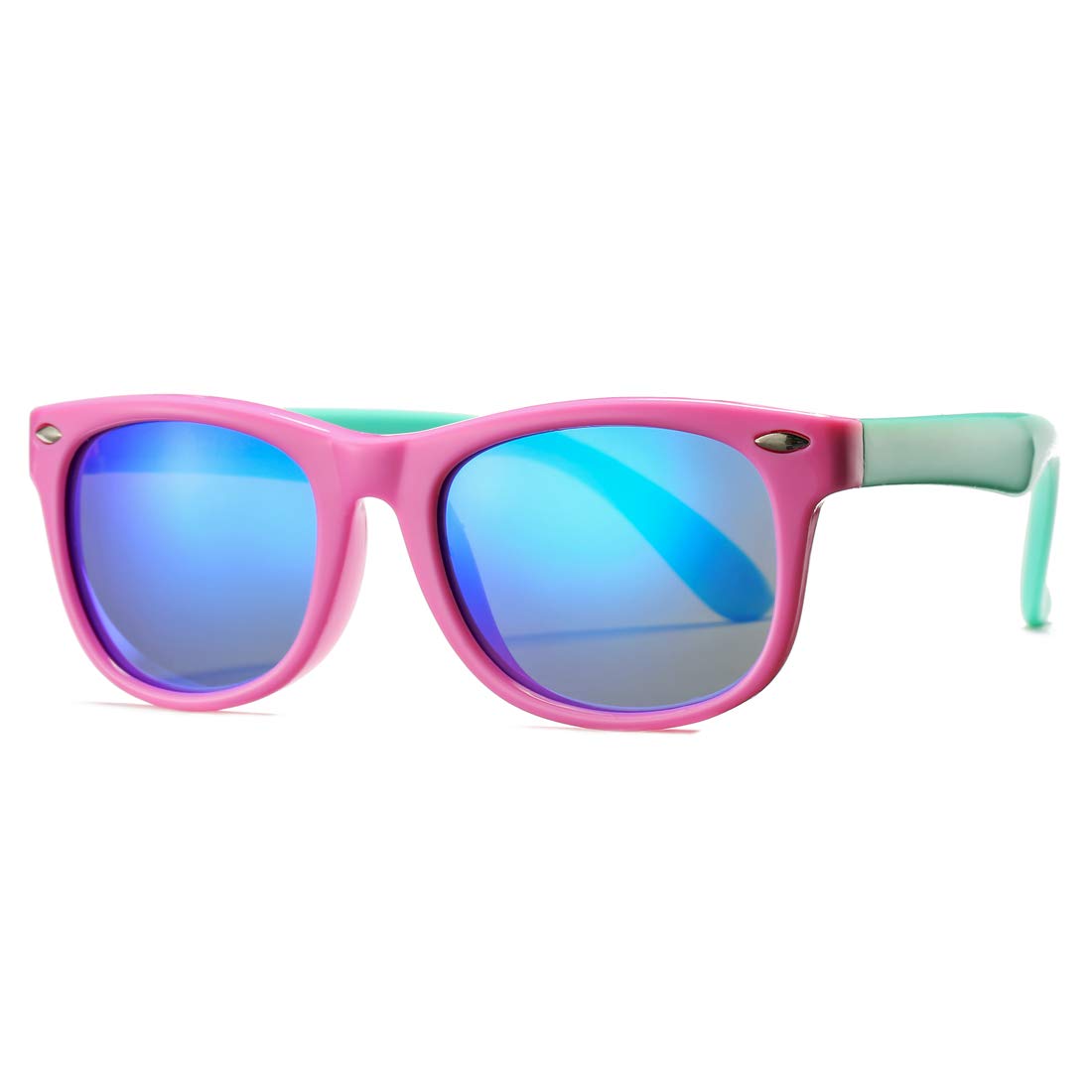 COASION Kids Polarized Sunglasses Age 3-9 Flexible Shades UV Protection