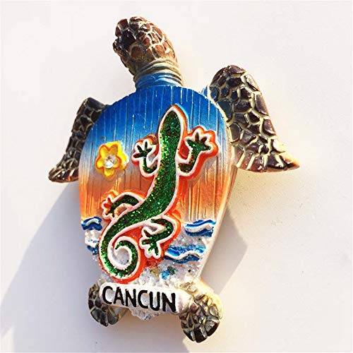 Imán Decorativo 3D Cancun México 7.3X7.9 CM miniatura 4