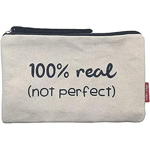 Hello-Bags Ecru Makeup Bag/Wristlet Handbag Cover