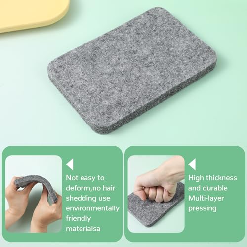 Image of Aeaocvo Needle Felting Pad, 4x6 in Needle Felting Mat, Gray Sponge Pad for Any Wool Felt Supplies