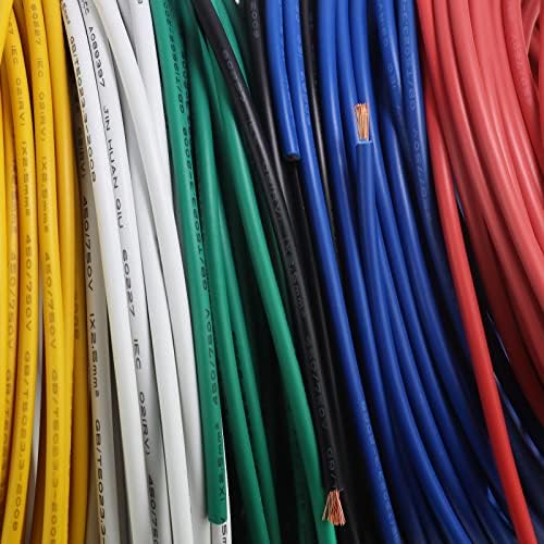 Sonoreboom 18 AWG Stranded Oxygen Free Copper Primary Wire Kit - 18 Gauge 25FT EA 6 Assortment Pack 150 Feet Total - Low Voltage Electrical Wiring Harness for Car Truck RV Boat Audio Amplifier Cable