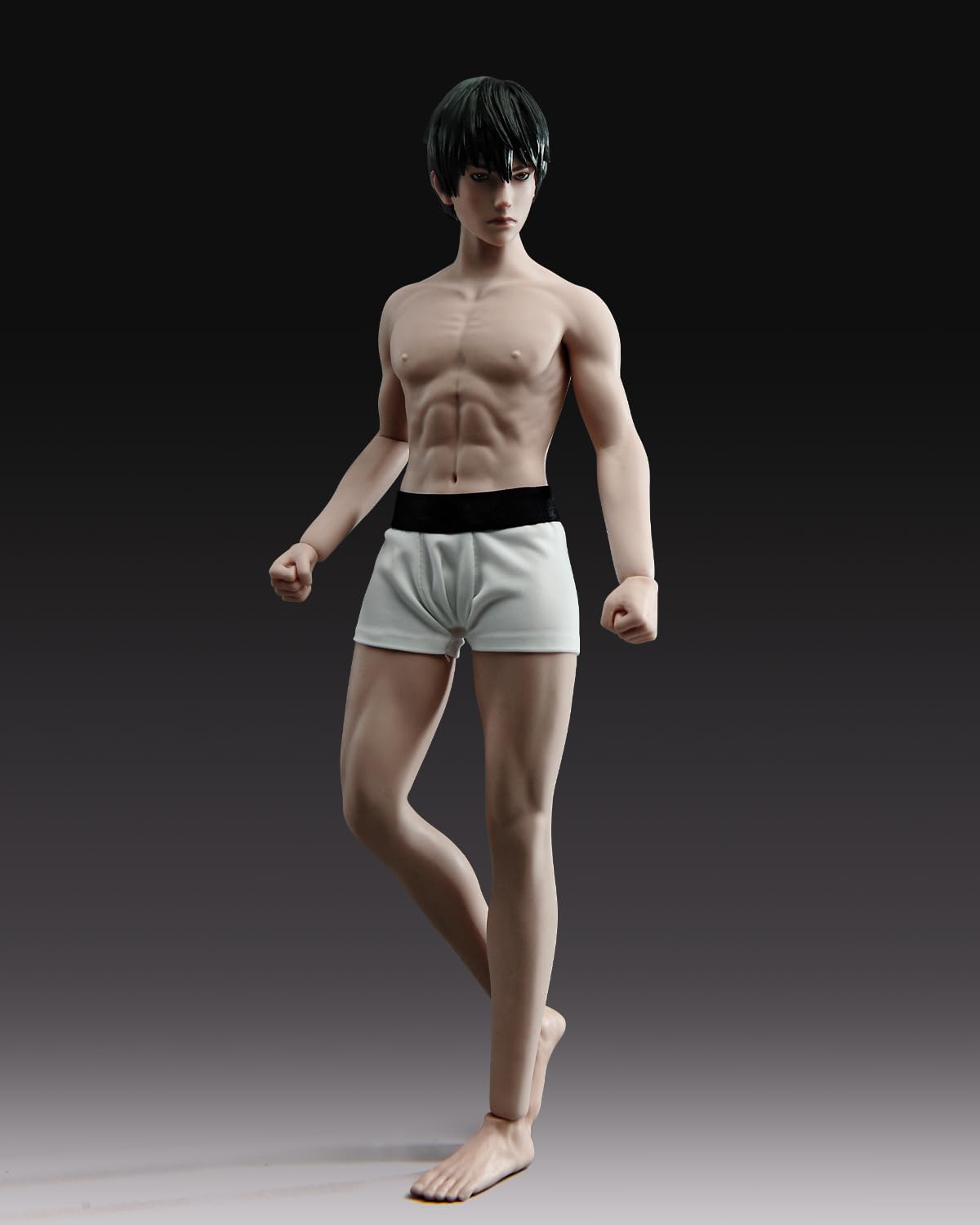 Fremego 1/6 Männlichen Actionfigur Körper,12 Zoll Flexible Männliche Nahtlose Muskulöse Figur Körper Puppe mit Zubehör Sammlung YM511 (Normale Haut)