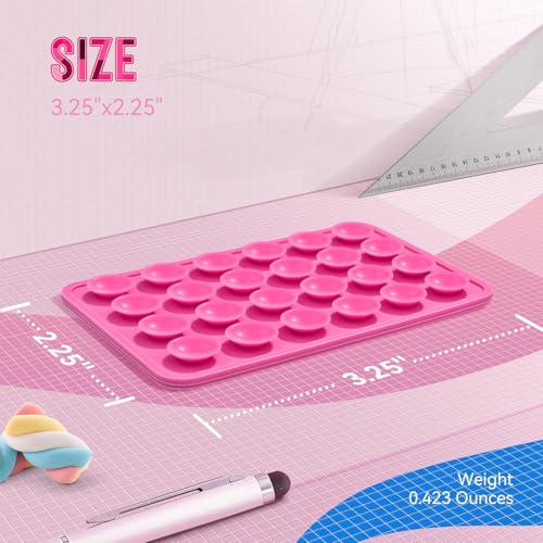 Image of CERLINK Suction Phone Case Sticker Grip Silicone Holder Mount for Hands-Free Mobile Accessory Holder Grip, Video Phone Accessory Compatible Mirror, Shower (Pink)
