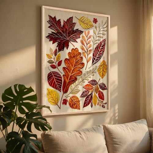 Image of kotart Abstract Floral Art WALL Framed Painting | Big Aesthetic WALL Framed Paintings for Living Room Bedroom Wall Decor (14X20 inch)