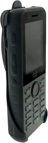 Miniatura 2 de Artisan Power Paquete de 15 fundas de plástico negras con clip giratorio para cinturón para Cisco 8821 Clip de cinturón gira 180 grados