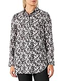 Die Bluse ist leger geschnitten, die Rückenlänge beträgt bei Größe 36 ca. 80 cm.