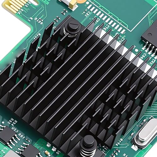 ciciglow Tarjeta de Red PCIe de Doble Puerto Gigabit, Adaptador Ethernet PCI Express 2.1 x1 con Chipset 350AM4 para Servidor, Escritorio y Equipos Industriales miniatura 6