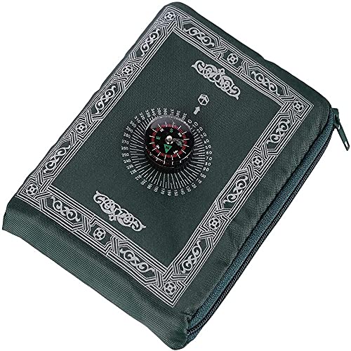 Ramadan Portable Prayer Mat with Compass, 60 x 100cm, Waterproof