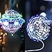 HUHUJIA 2025 Upgraded Flying Orb Ball Toy - Cosmic Globe Boomerang Hover Spinner with Dazzling Lights, Hand Drone Orbit, Cool Outdoor Gift for Boys, Girls, Teens Ages 14+ Year Old (Blue)