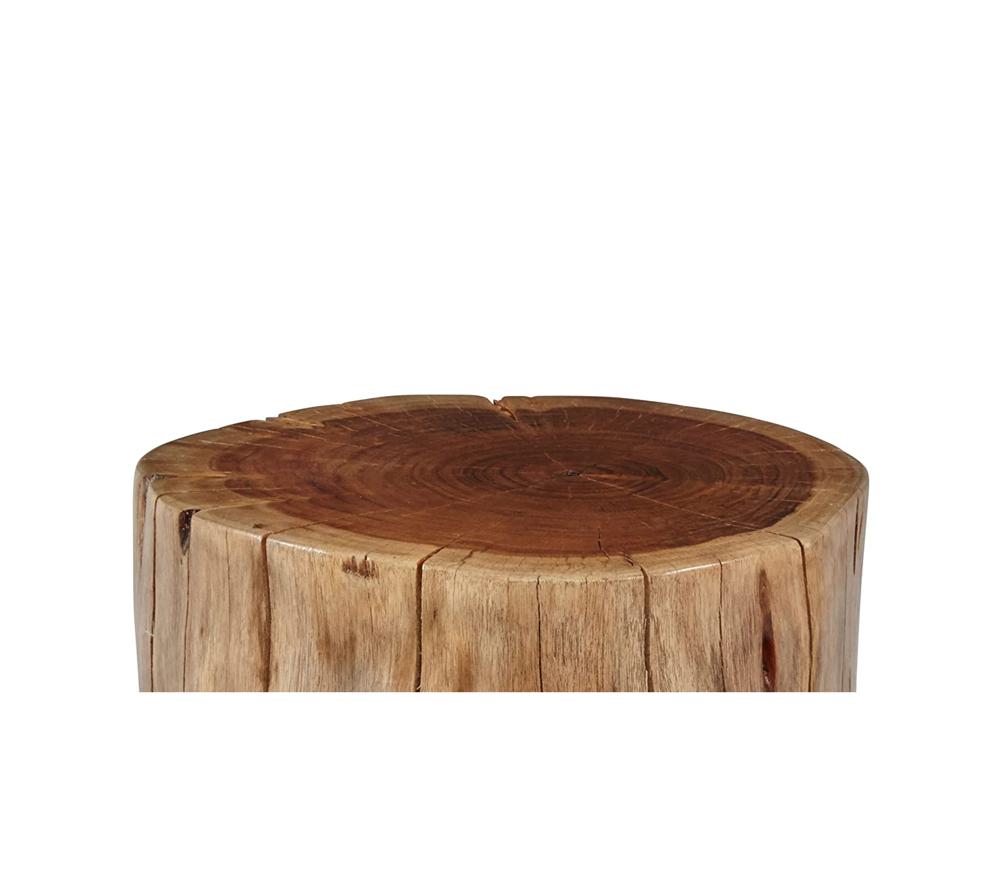 Amazon.com: Jofran Global Archive Hardwood Stump Accent Table, 12