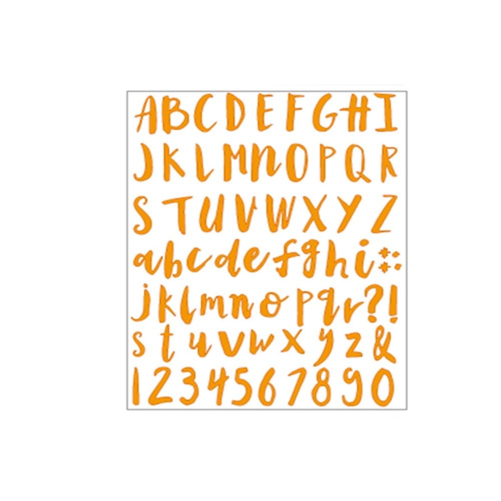 10 Sheets Waterproof Alphabet Stickers - Self-Adhesive Letters for Scrapbooking, Party Decorations, and Craft Projects(Color6)
