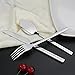 Lesbin 40-Piece Stainless Steel Knife Fork Spoon Flatware, Service for 8