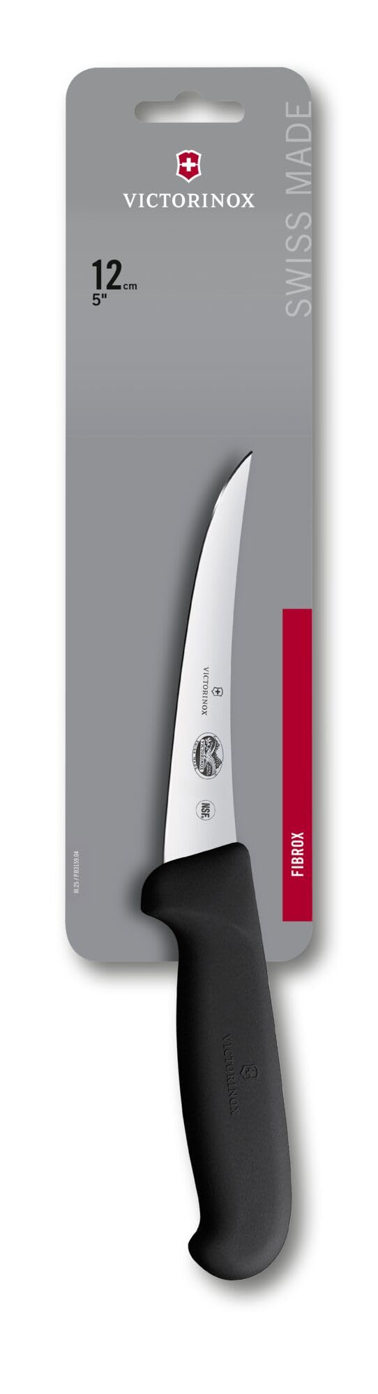 Victorinox Fibrox 5" Boning Knife, Curved Semi-Stiff Stainless Blade, Black — Amazon image 2