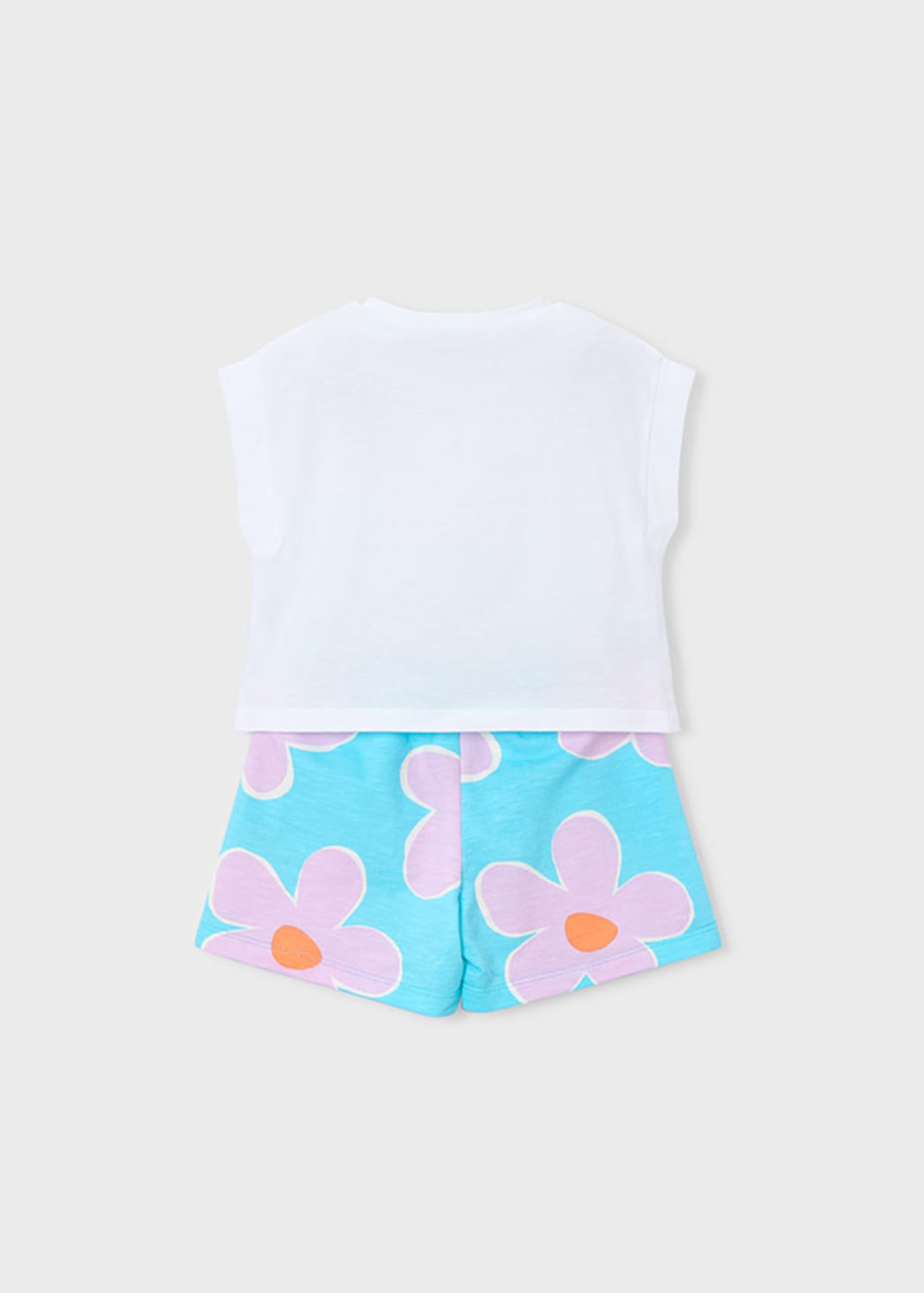 Mayoral Conj. Short Volantes para niña