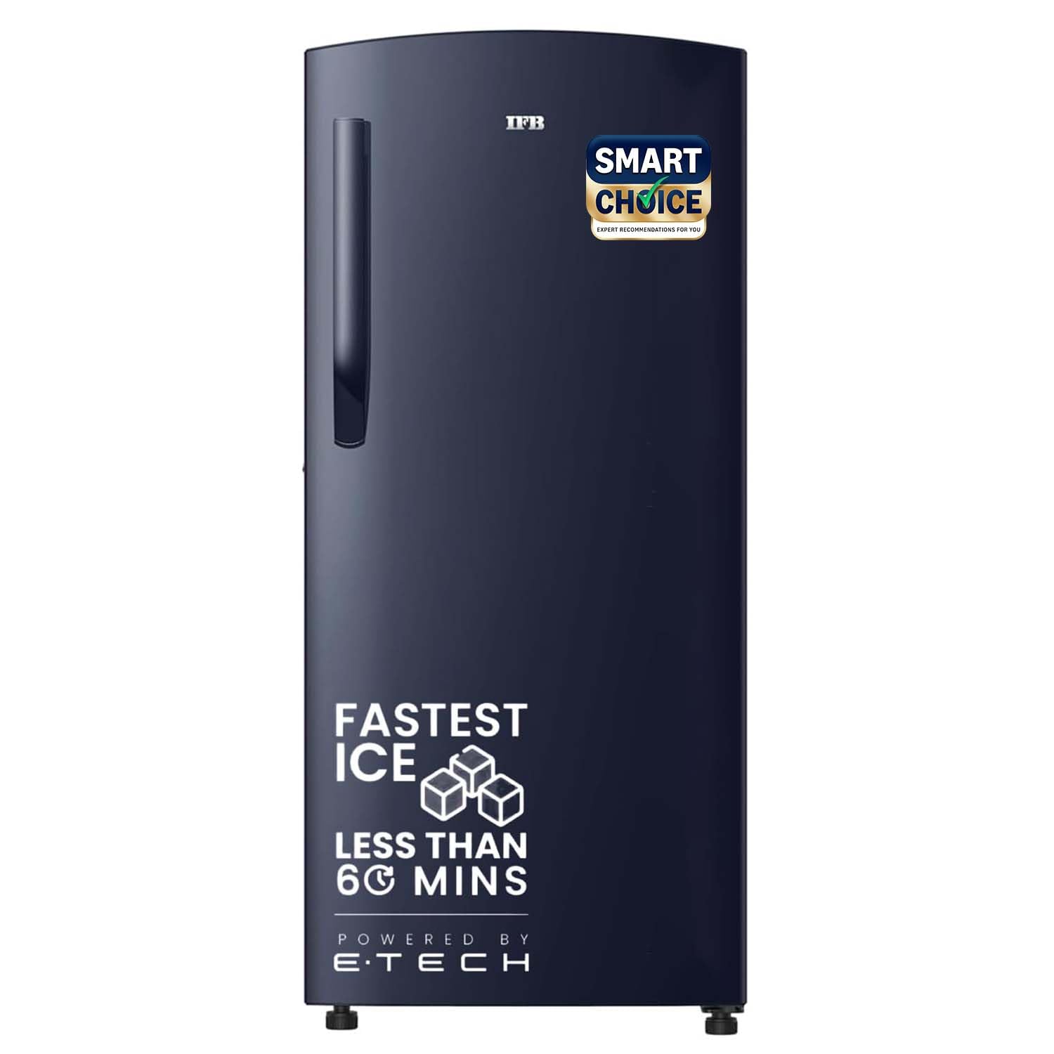 IFB Smart Choice 187L 2 Star Direct-Cool Single Door Refrigerator (IFBDC-2132NCSE, Blue) Extraordinary Storage with Humidity Controller