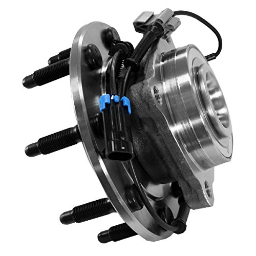 Set Of 2 - Longgo 515098 Front Wheel Hub Bearing Assembly Compatible With 07-09 Chevy Silverado 2500/3500/2500Hd, Gmc Sierra 3500/2500Hd, 08-09 Hummer H2 8 Lugs W/Abs #TOP1