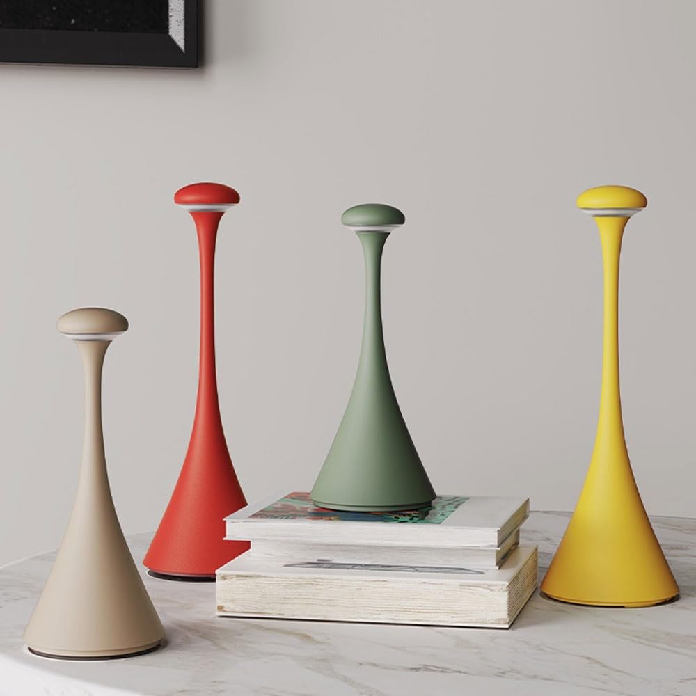 Lampada da scrivania Comodino Camera letto Atmosfera Campeggio Esterno Arredamento per la casa(Bianco)