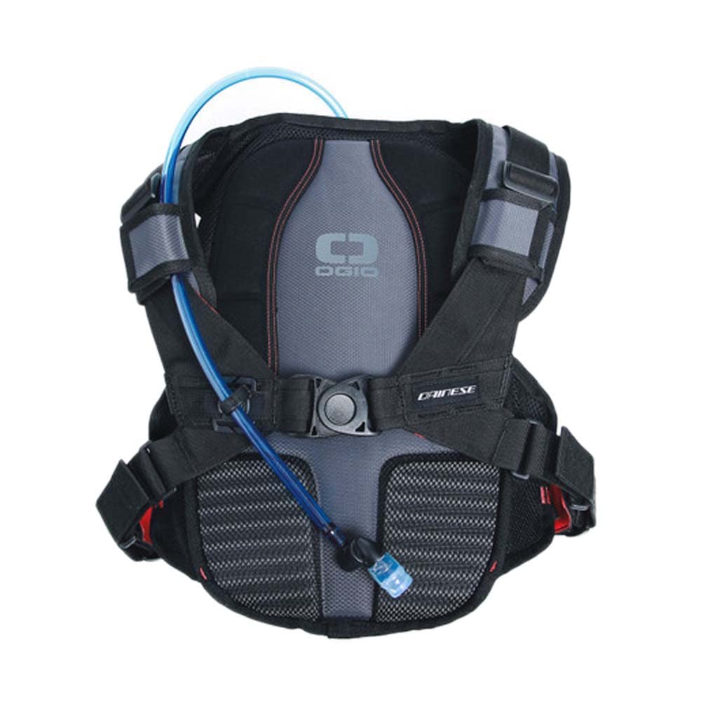 Dainese Alligator Backpack, Zaino Sacca Idrica, Nero/Rosso, N