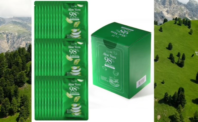 Amazon.com : by.H Travel Size Aloe Vera Gel (30 Mini Packets