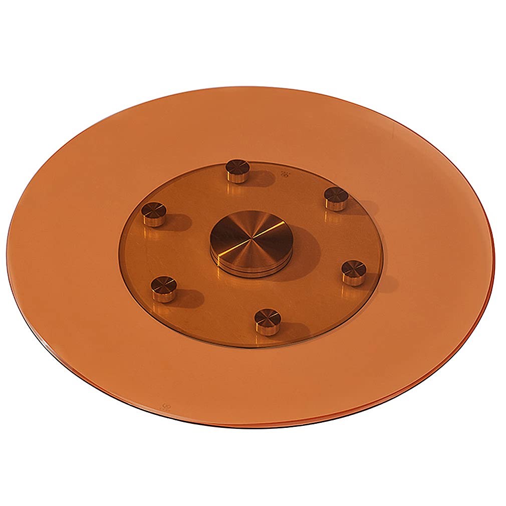 Table en verre rotative pour éviter les blocages lors des repas