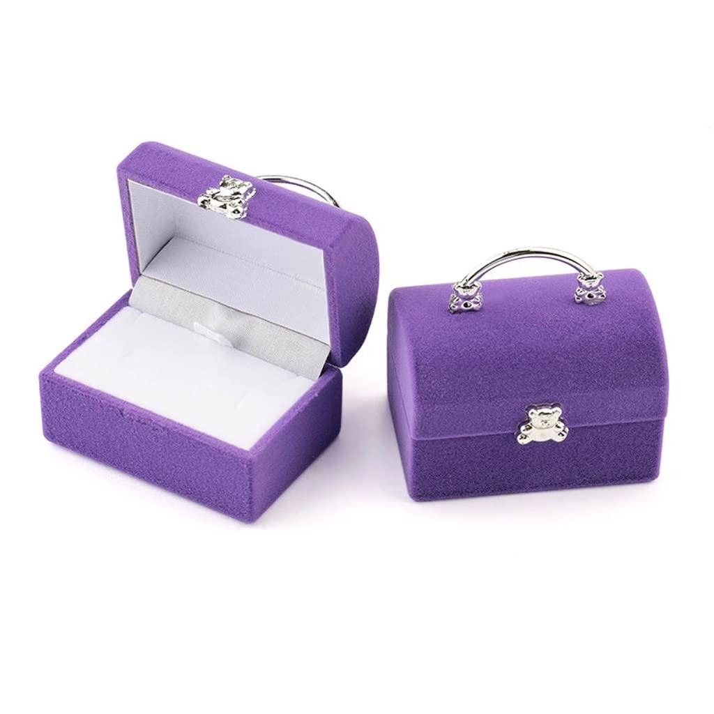 Boîte à bijoux conteneur en velours anti-rayure pour ranger vos colliers