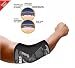 Produktbild 2fit Ellebogenstütze aus Neopren, für Training, Kraftdreikampf, Gewichtheben, Kniebeugen, Wettbewerb, Laufen, Wandern, Basketball, Bodybuilding-Übungen, Fitness, für Damen und Herren (1 Paar), 5 mm