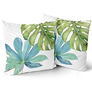 aportt Green Tropical Leaf Pillow Covers 24X24 Inch Monstera Palm Leaves Couch Pillow Cases Botanical Plant Summer Throw Pillows Set of 2 Home Decor for Living Room Bedroom Bed Cushion Outdoor aportt Green Tropical Leaf Pillow Covers 24X24 Inch Monstera Palm Leaves Couch Pillow Cases Botanical Plant Summer Throw Pillows Set of 2 Home Decor for Living Room Bedroom Bed Cushion Outdoor