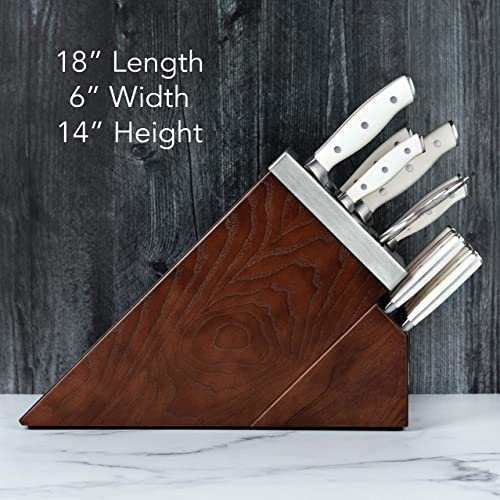 Henckels Forged Accent 20 Piece Self Sharpening Knife Block Set With Off-White Handles #TOP5
