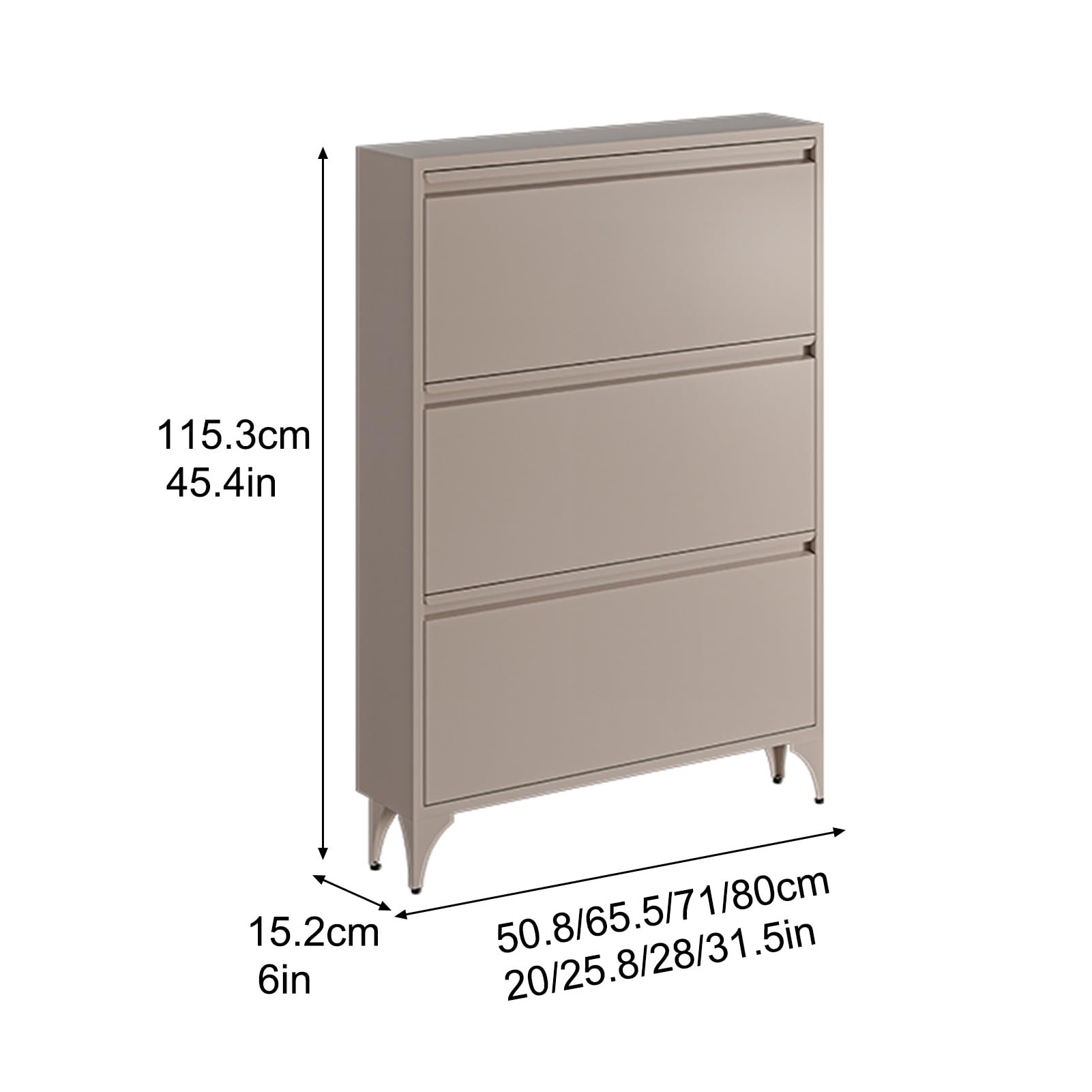 Mueble Zapatero Armario Zapatero 3 Puertas nizador De Zapatos Que Ahorra Espacio Zapatero De Entrada Recibidor para Entrada Estrecha Pasillo (Verde115,3 x 71 cm)
