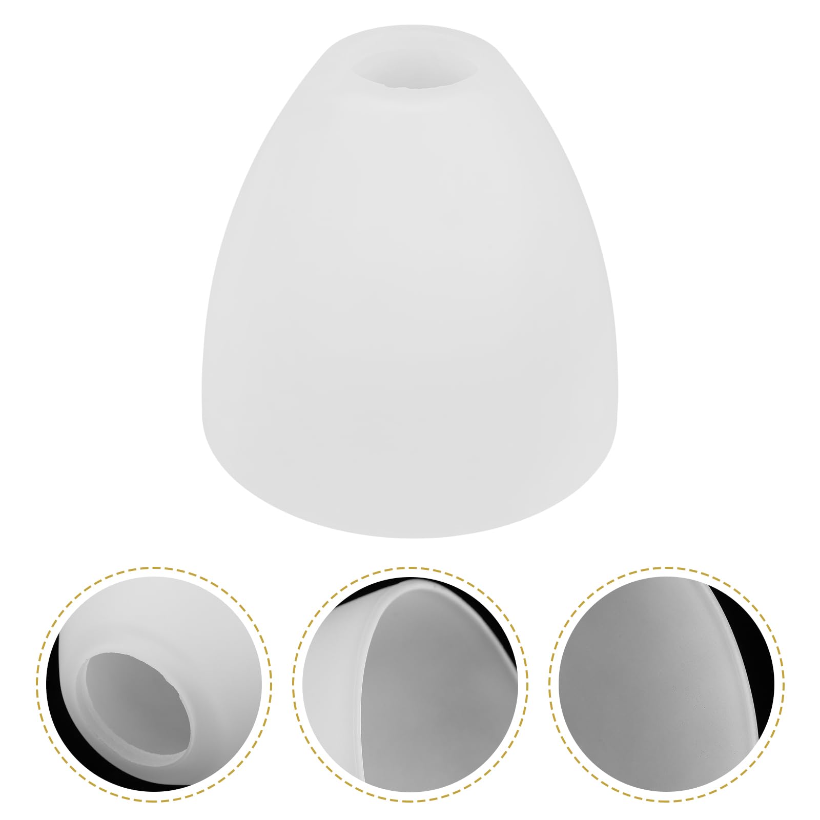 Uonlytech Glass Lampshade E27 Bell Shaped Light Shade Replacement for Pendant Ceiling Lamp Table Lamp Indoor Lighting 5.7 Inch Diameter - Image 4