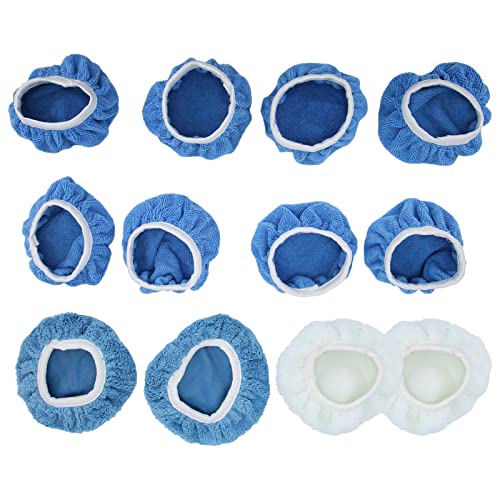 ERYUE Polishing Bonnet Pads 12Pcs for Car, Ship & Aircraft