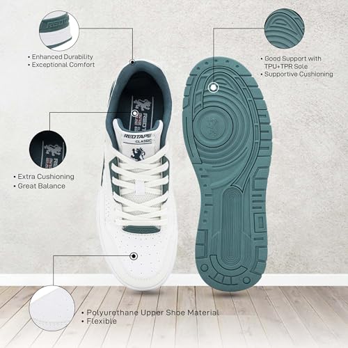 Image of Red Tape Lifestyle Sneaker Shoes for Men | Elegantly Rounded Front, Soothing Insole & Impact-Resistant Comfort
