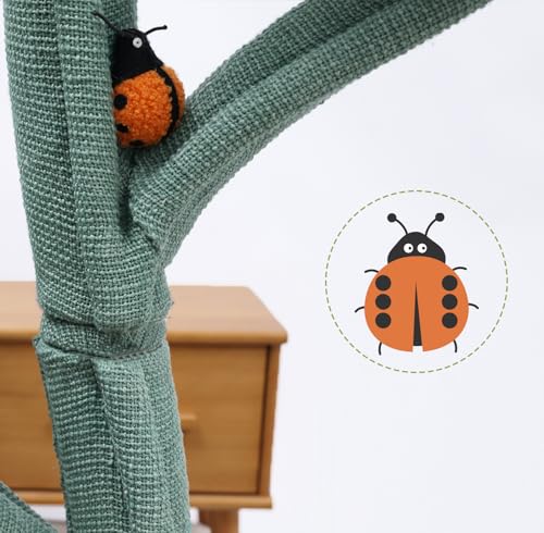 Árbol para Gatos Grande con Diseño de Tulipán Fleece 47.8 pulgadas miniatura 7