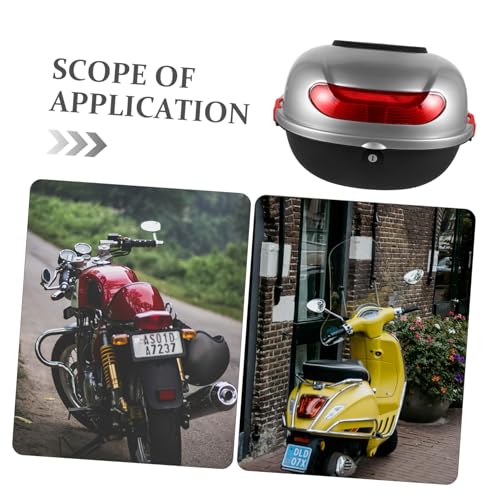 Baúl para motocicleta con caja trasera multifunción de PP compatible con scooter Gatuida 7