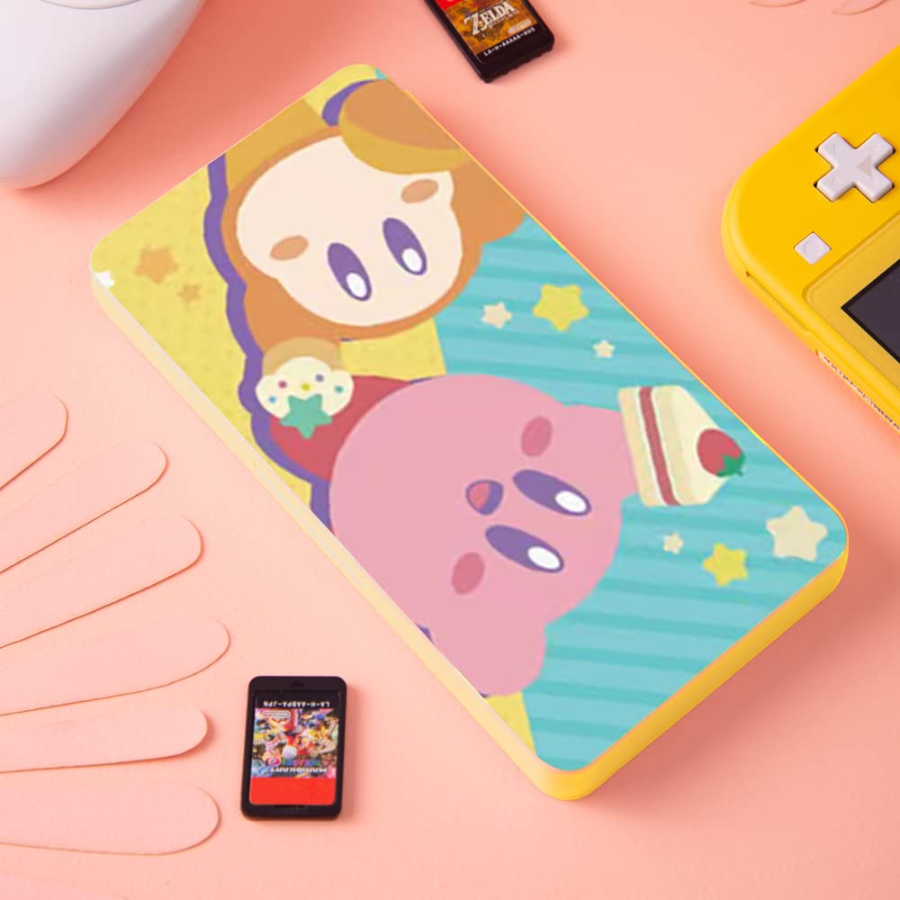 PERFECTSIGHT 48 Switch Game Card Case for Nintendo Switch OLED, Switch Lite, Cute 48 Game Holder Cartridge Case for Game Cards and SD Cards, Kawaii Portable Compact Storage Case Box, Kirby Waddle Dee