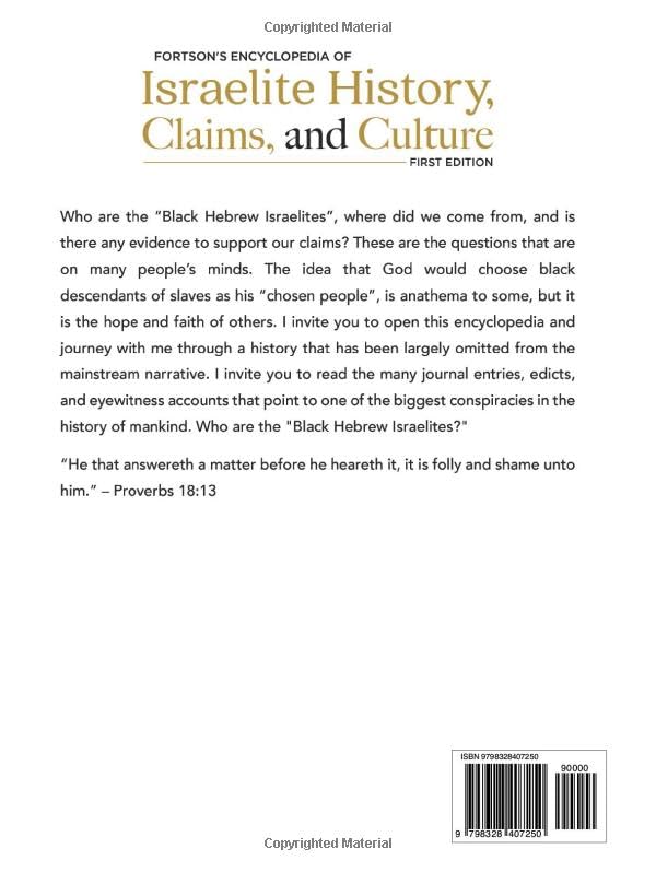 Fortson's Encyclopedia of Israelite History, Claims, and Culture - Image 2
