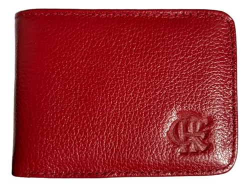 Carteira Flamengo Oficial Vermelha 2 - Arena Couros