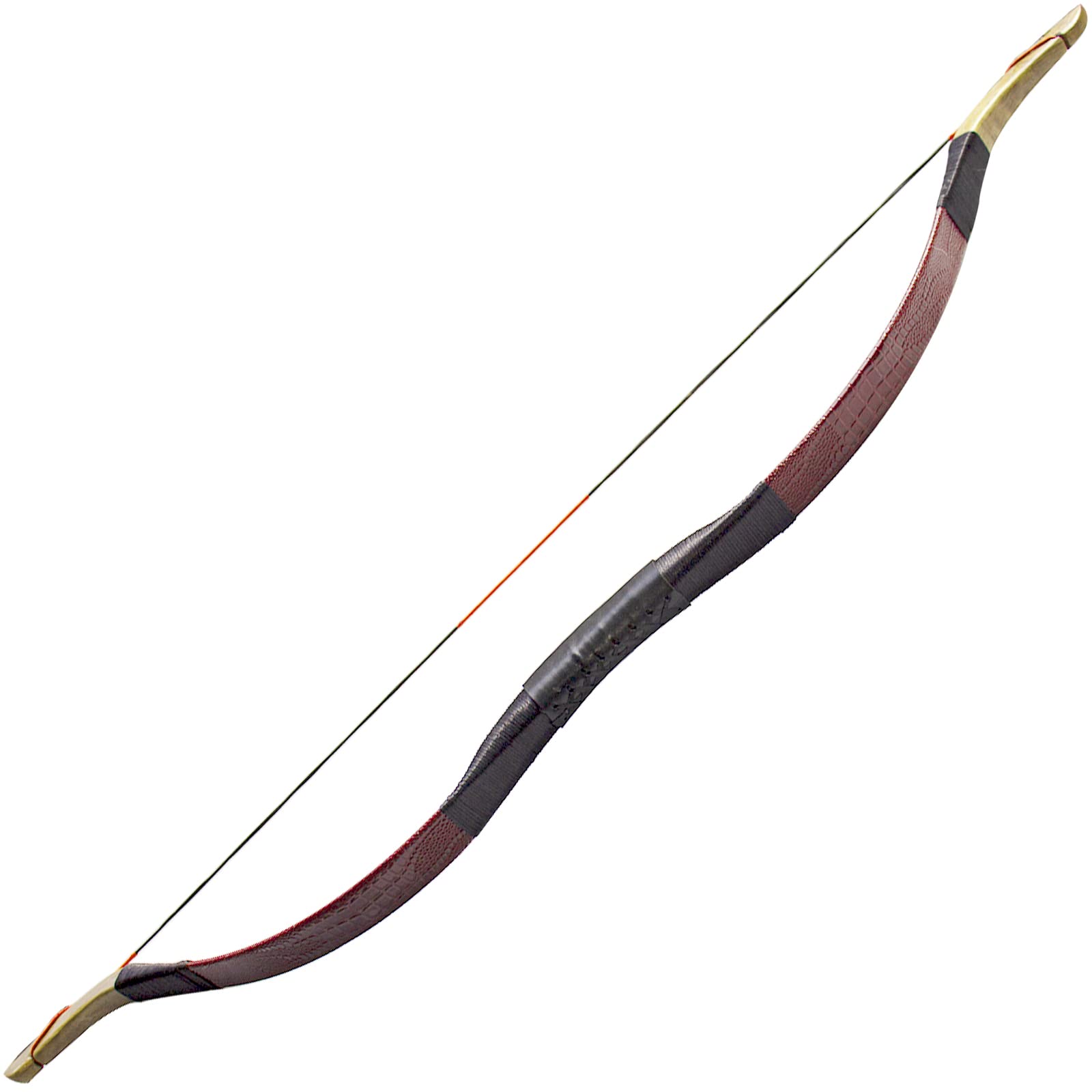 30LB Handmade 1.1m Traditional Longbow Recurve Bow Horse Riding Archery Hunting Practice