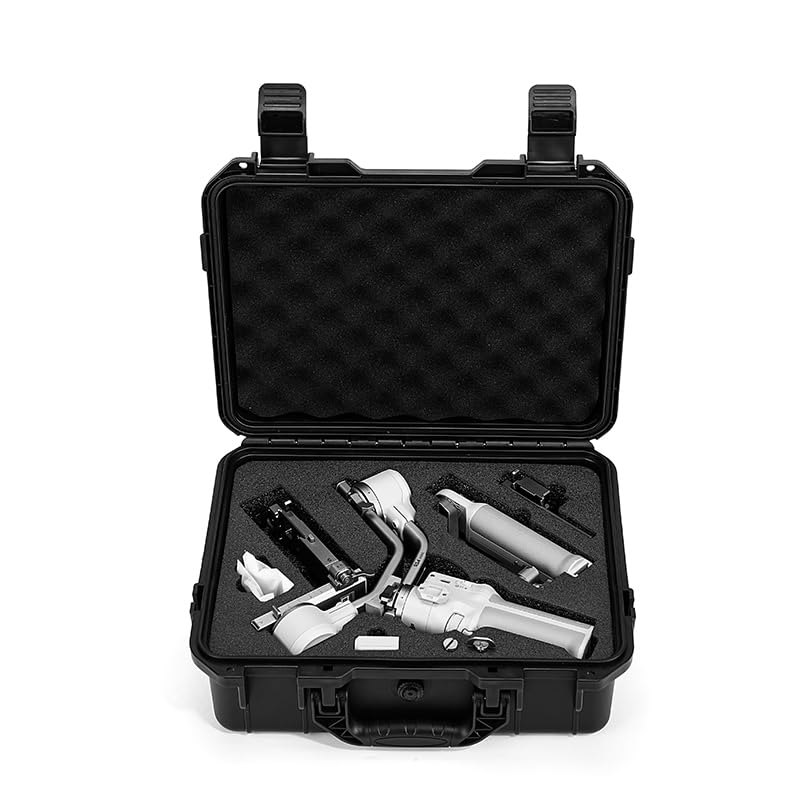BeisDirect Wodoodporna twarda torba do przenoszenia dla DJI RS 4 Mini, przenośna torba na ramię podróżna obudowa ochronna do DJI Ronin RS4 Mini stabilizator gimbal i akcesoria, Czarny, Futerał