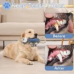 BUYPOW Funny Plush Dog Chew Toys, Squeaky Dog Toys, Interactive Tug of War Puppy Toys, Stuffed Dog Toys for Small, Medium and Large Dogs - Monkey - Image 3